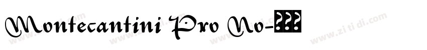 Montecantini Pro No字体转换